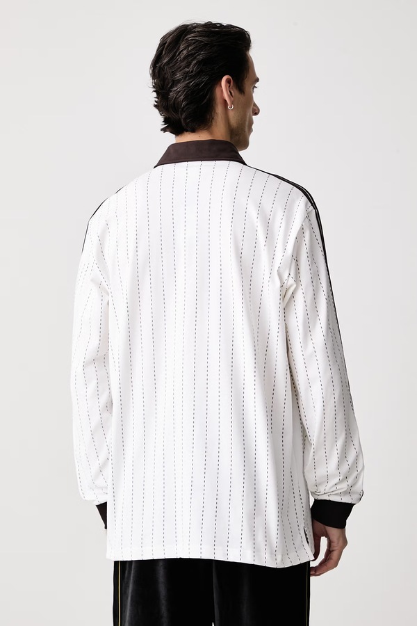 Лонгслів чоловічий бавовняний adidas Originals колір білий фото 3