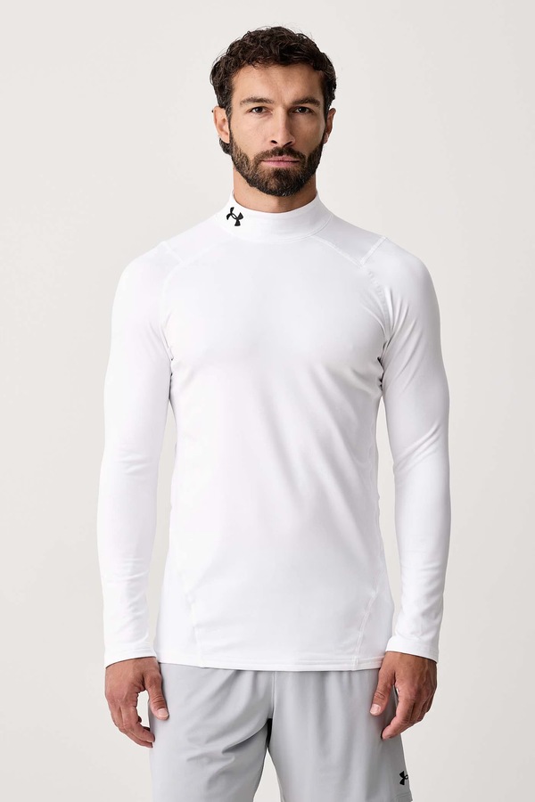 Спортивний лонгслів чоловічий Under Armour CG Armour колір білий