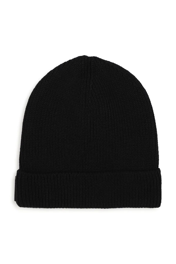 Шапка beanie дитяча бавовняна Karl Lagerfeld колір чорний фото 2