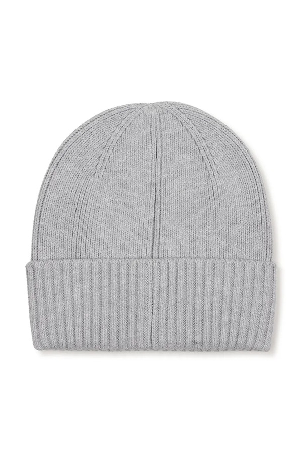 Шапка beanie дитяча BOSS колір сірий