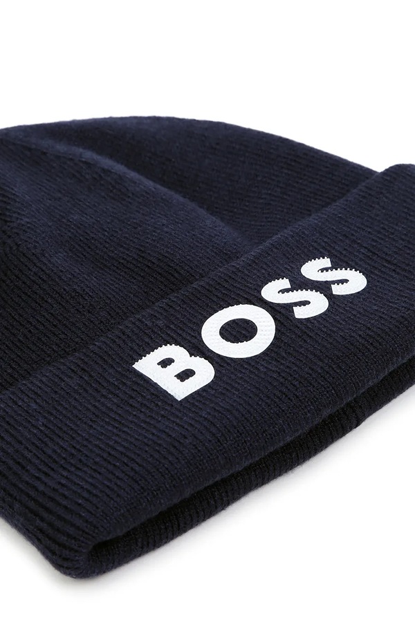 Шапка дитяча BOSS колір темно-синій фото 2