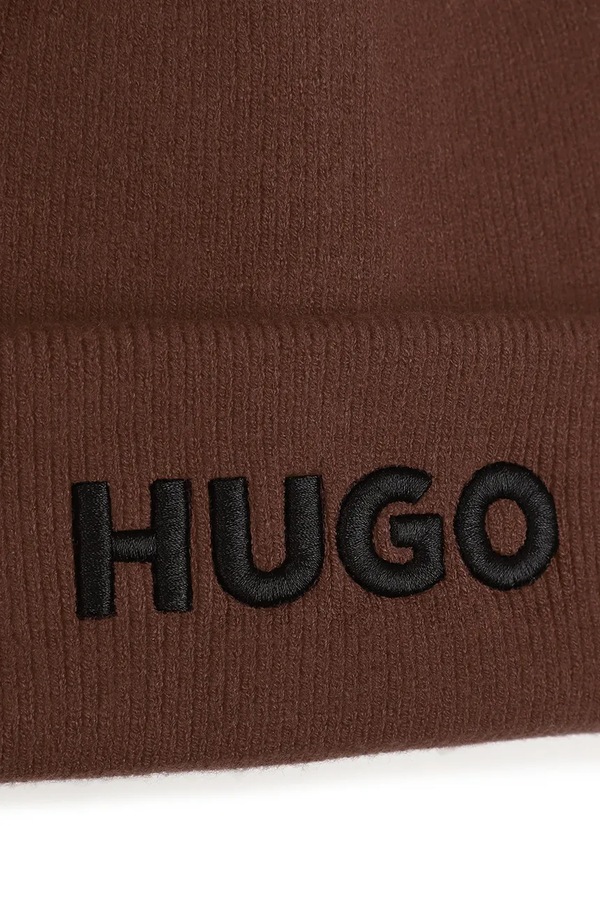 Шапка дитяча HUGO колір коричневий фото 2