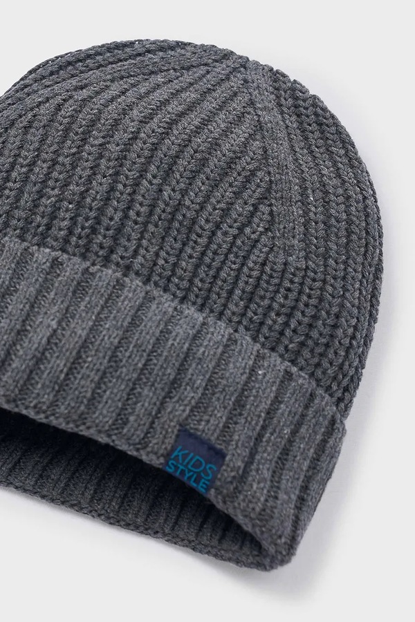 Шапка beanie дитяча Mayoral колір сірий