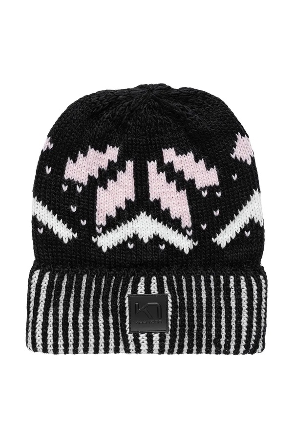 Шапка beanie жіноча Kari Traa FAITH колір чорний фото 2
