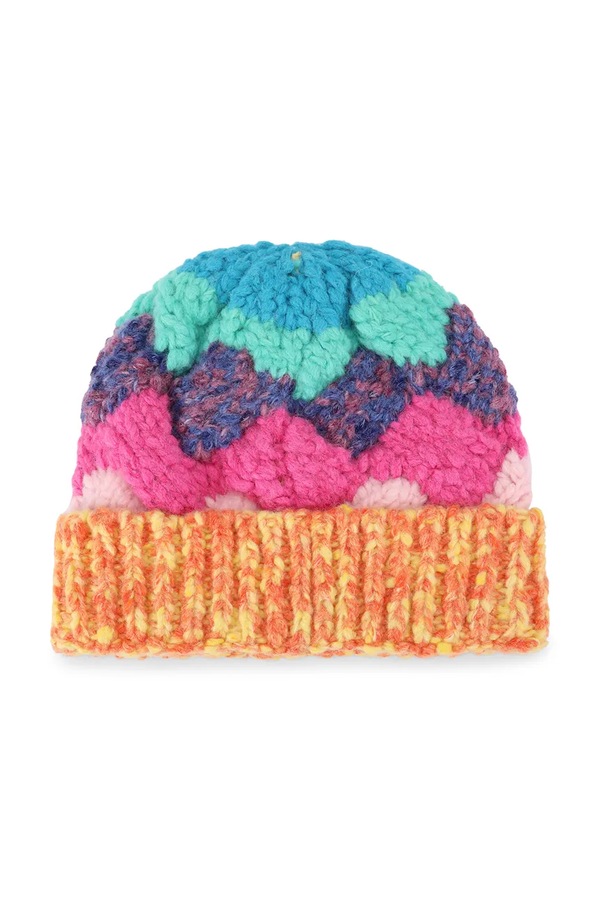 Шапка beanie жіноча Kurt Geiger London колір барвистий фото 2