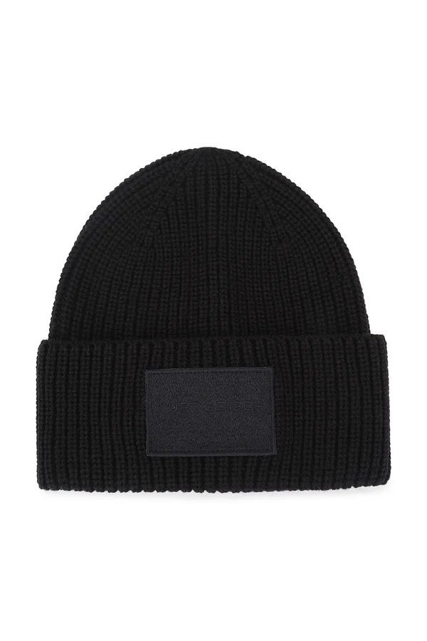 Шапка beanie жіноча Kurt Geiger London колір чорний