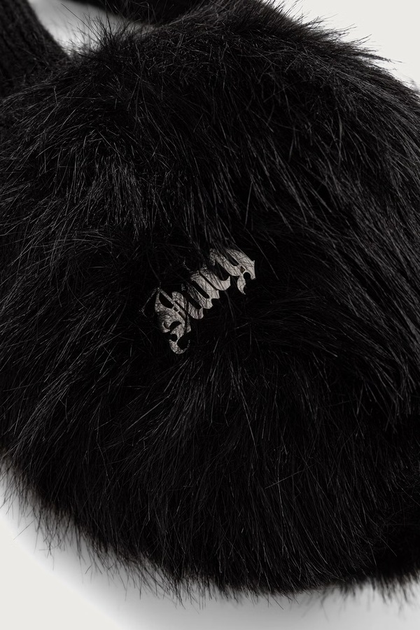 Навушники жіночі Juicy Couture FAUX FUR колір чорний фото 2