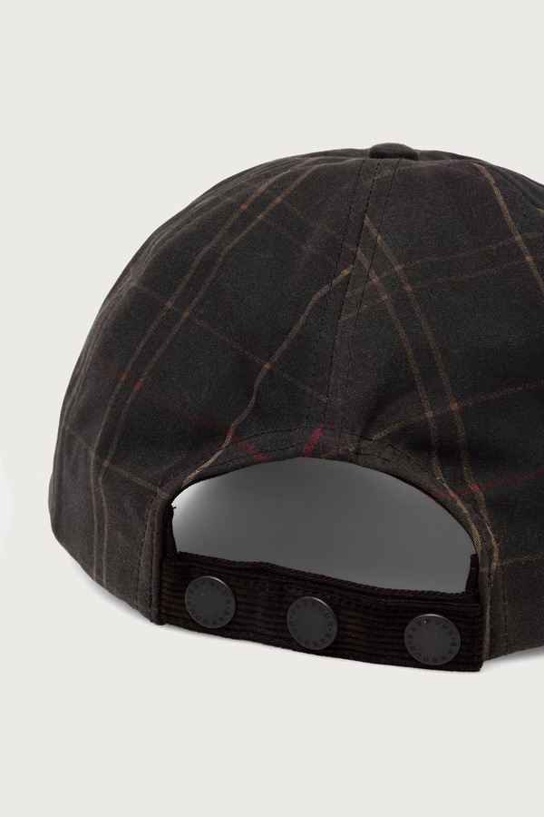 Кепка женская хлопковая Barbour цвет зеленый