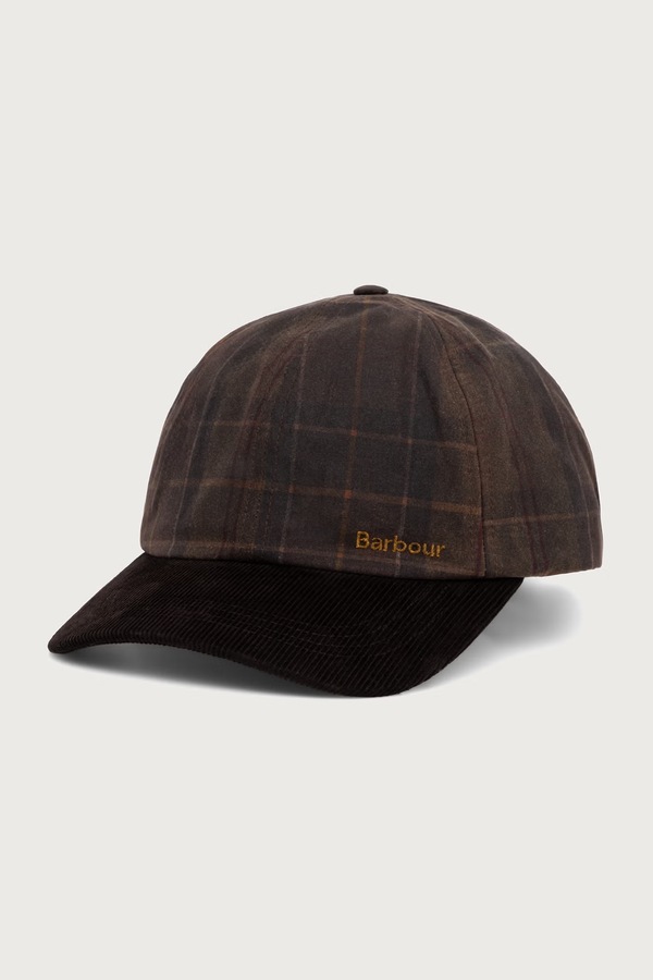 Кепка жіноча бавовняна Barbour колір барвистий