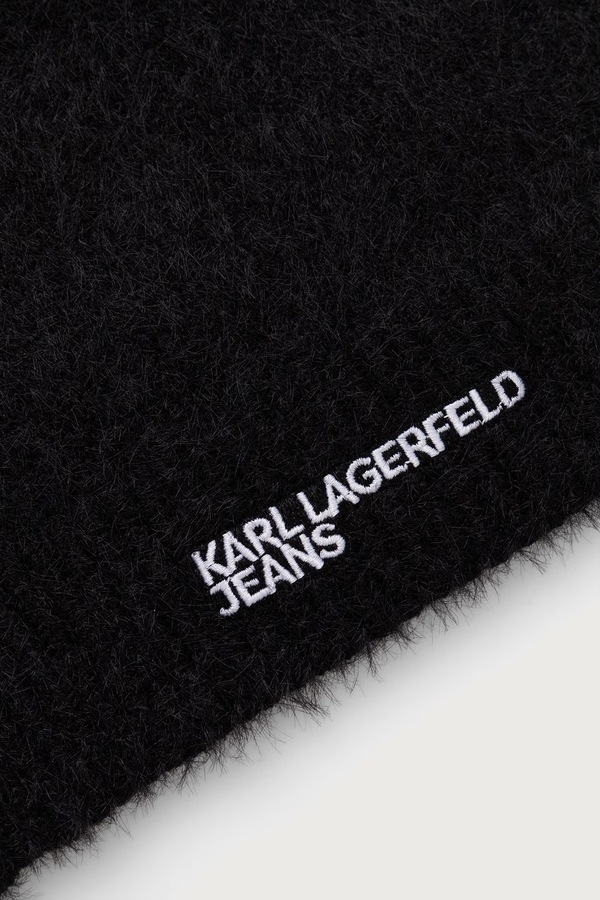 Шапка женская Karl Lagerfeld Jeans цвет черный фото 2