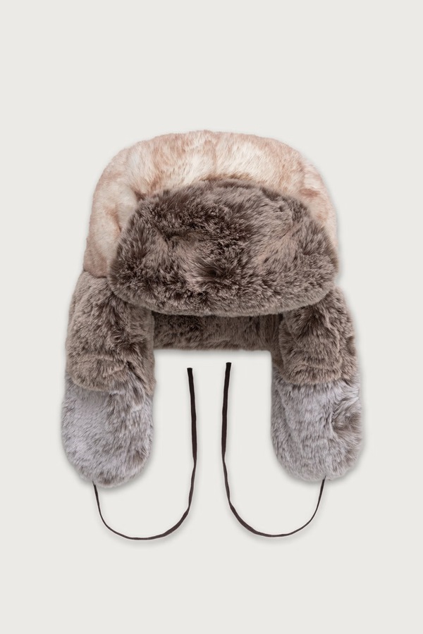 Ушанка женская Kangol MULTI FAUX FUR TRAPPER цвет бежевый