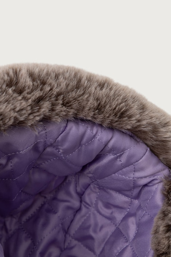 Вушанка жіноча Kangol MULTI FAUX FUR TRAPPER колір бежевий фото 3