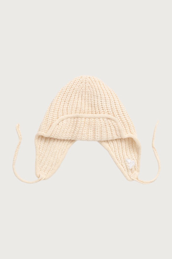 Ушанка женская из добавлением шерсти Kangol TRAPPER MIXED цвет бежевый