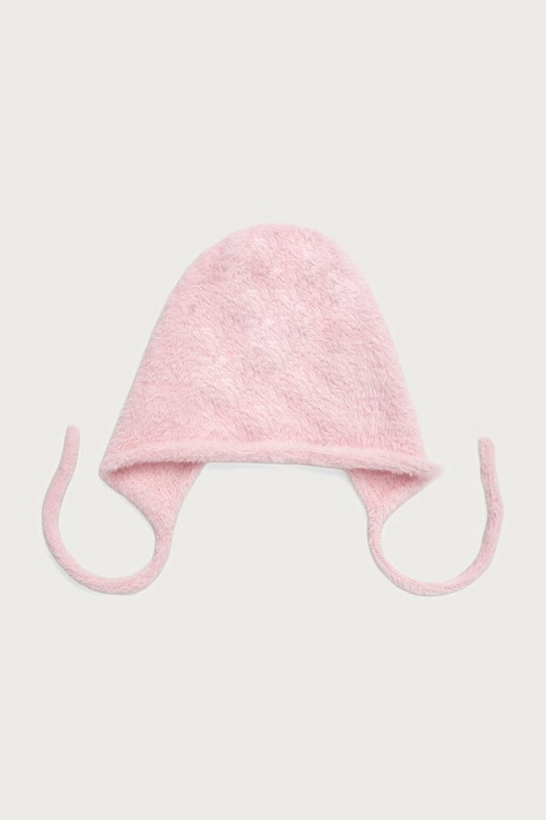 Ушанка женская Kangol FAUX FUR KNIT BONNET цвет розовый