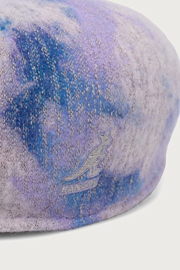 Кашкет жіночий з вовною Kangol HEATHERED TIE DYE 504 колір блакитний фото 4