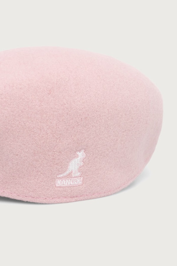 Кашкет жіночий вовняний Kangol WOOL 504 колір рожевий фото 3