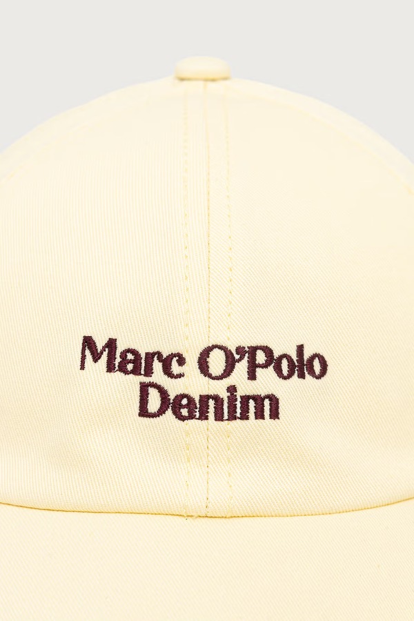 Кепка женская хлопковая Marc O'Polo цвет желтый фото 2