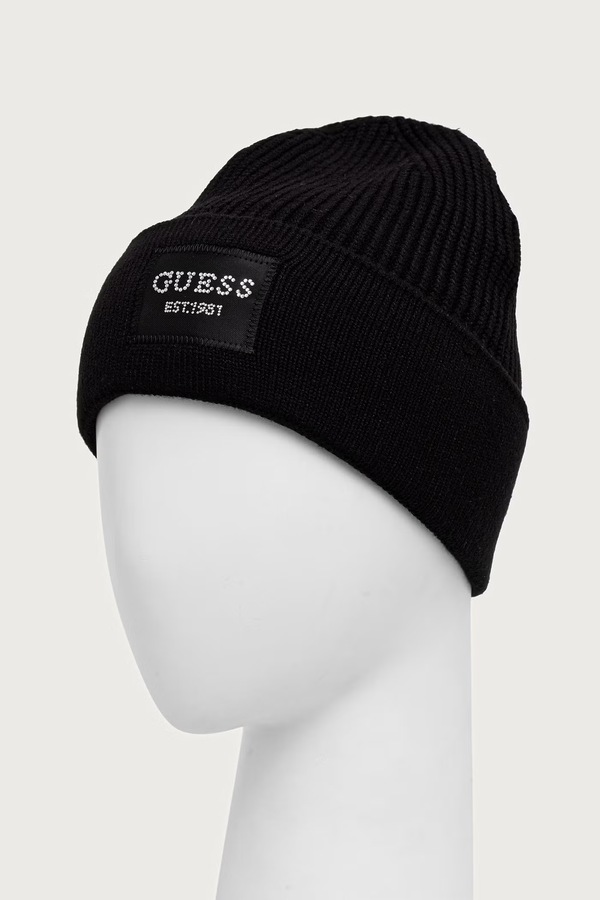 Шапка женская Guess цвет черный фото 2