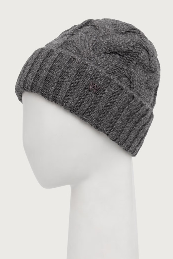 Шапка beanie жіноча кашемірова Weekend Max Mara WKAZAMPA колір сірий фото 2