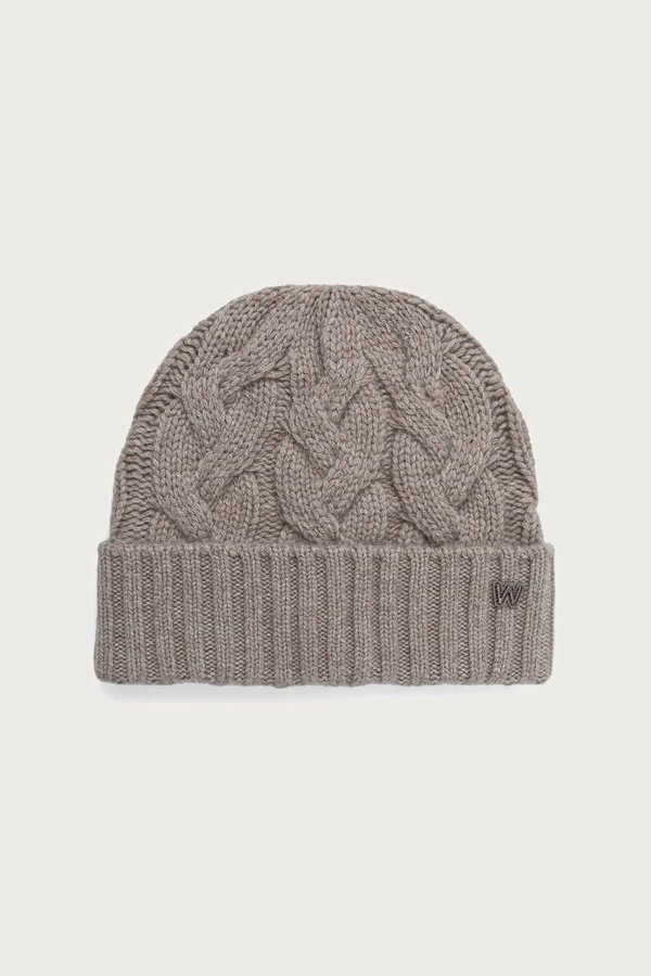 Шапка beanie жіноча кашемірова Weekend Max Mara WKAZAMPA колір коричневий