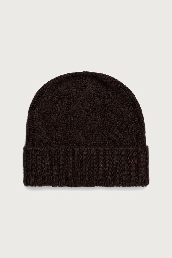 Шапка beanie жіноча кашемірова Weekend Max Mara WKAZAMPA колір коричневий