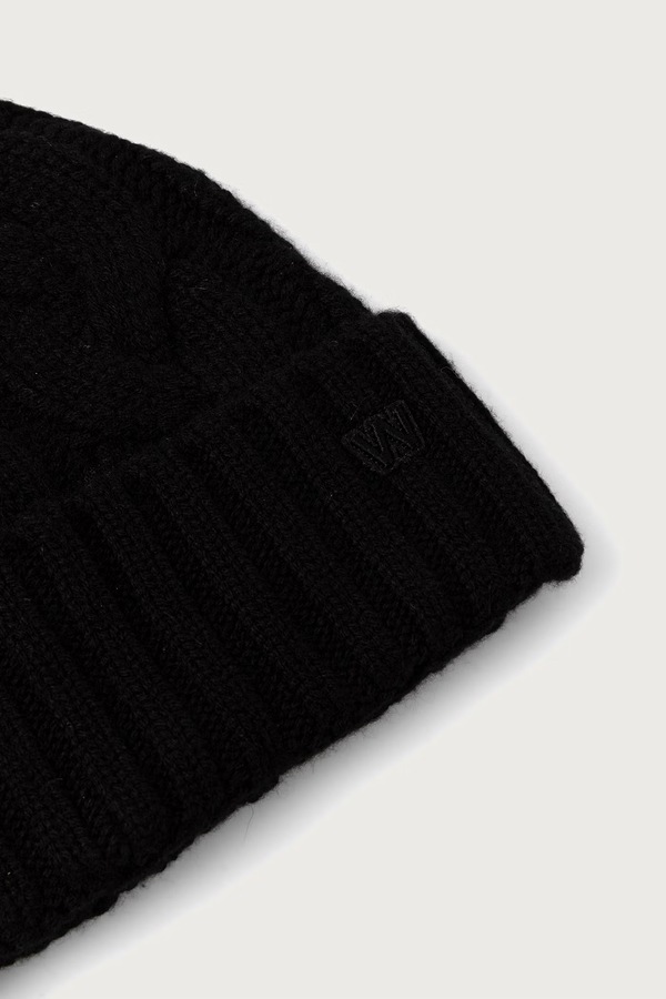 Шапка beanie жіноча кашемірова Weekend Max Mara WKAZAMPA колір чорний фото 2