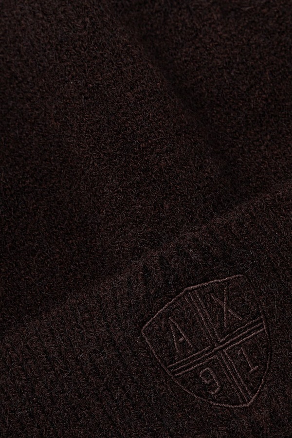 Шапка жіноча Armani Exchange колір коричневий
