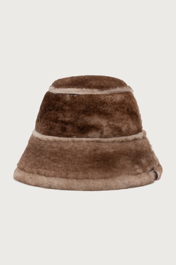 Панама жіноча Emu Australia EMU Sheepskin Hat Deluxe колір коричневий фото 2