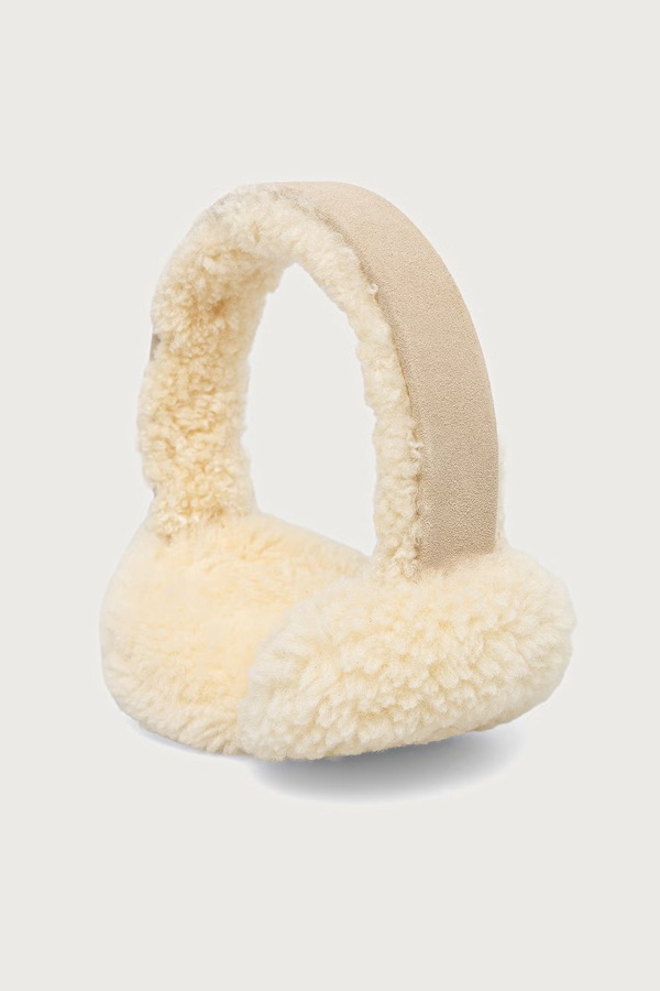 Навушники жіночі вовняні Emu Australia Angahook Teddy Earmuffs колір бежевий