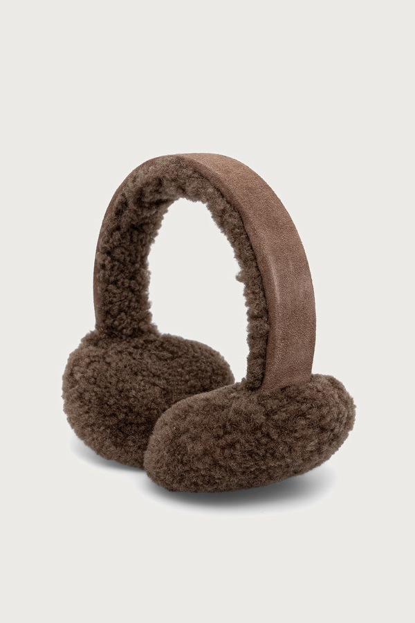 Навушники жіночі вовняні Emu Australia Angahook Teddy Earmuffs колір коричневий