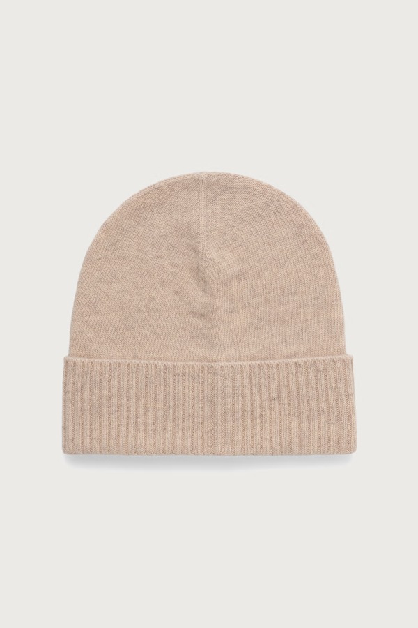 Шапка beanie жіноча вовняна United Colors of Benetton колір бежевий