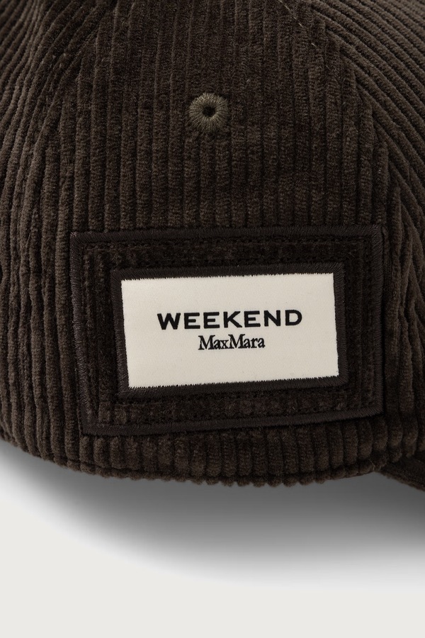 Кепка жіноча вельветова Weekend Max Mara WKARAGNO колір коричневий фото 2