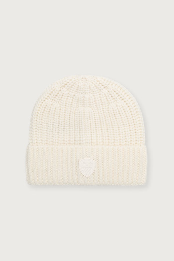Шапка beanie жіноча EA7 Emporio Armani колір бежевий