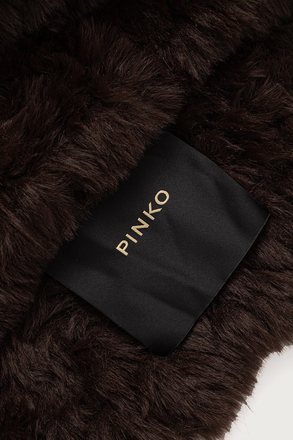 Капор женский Pinko цвет коричневый фото 2