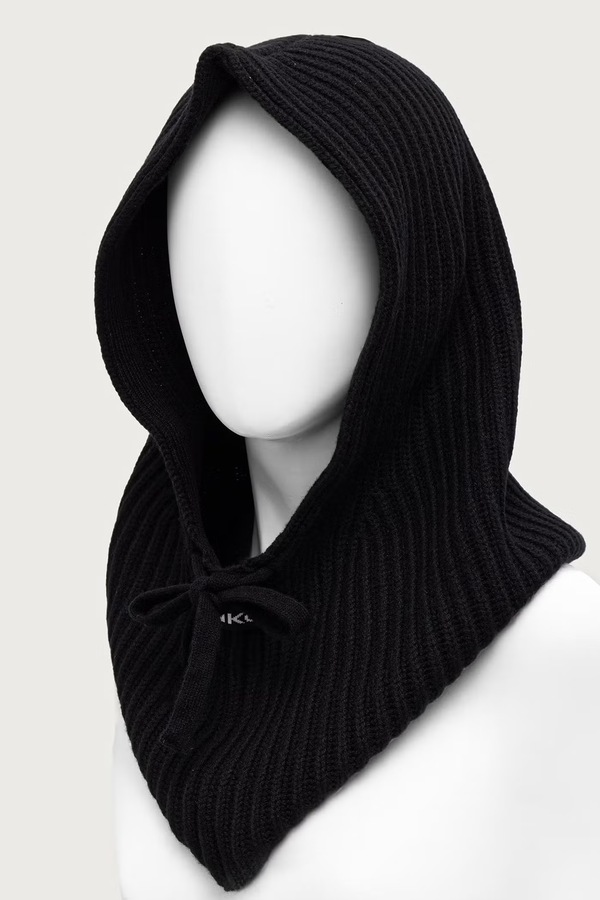 Капор женский с шерстью Pinko цвет черный
