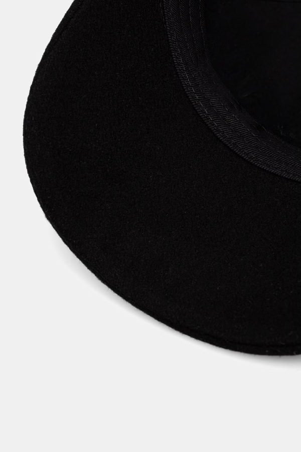 Кепка жіноча з додаванням вовни Karl Lagerfeld K/AUTOGRAPH колір чорний фото 4
