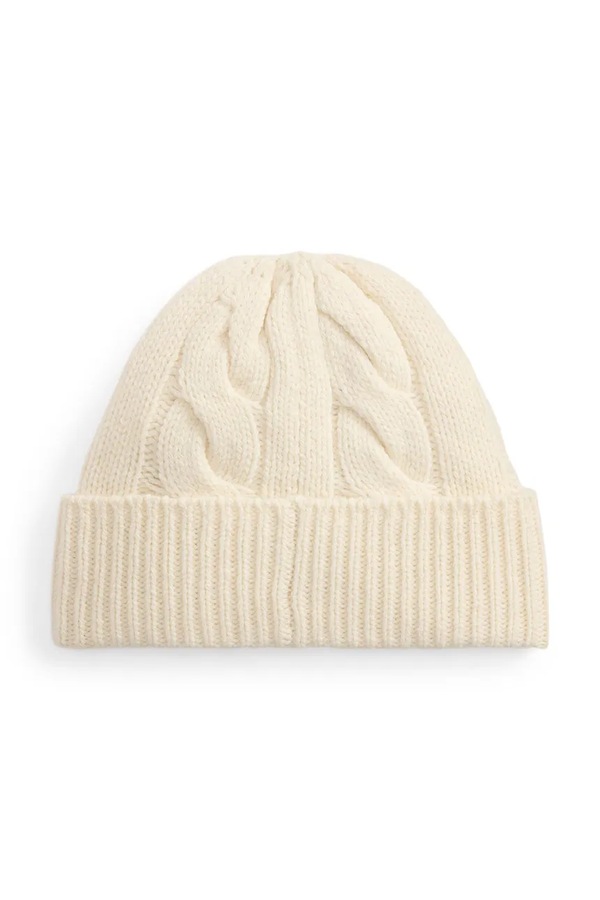 Шапка beanie жіноча Polo Ralph Lauren колір бежевий