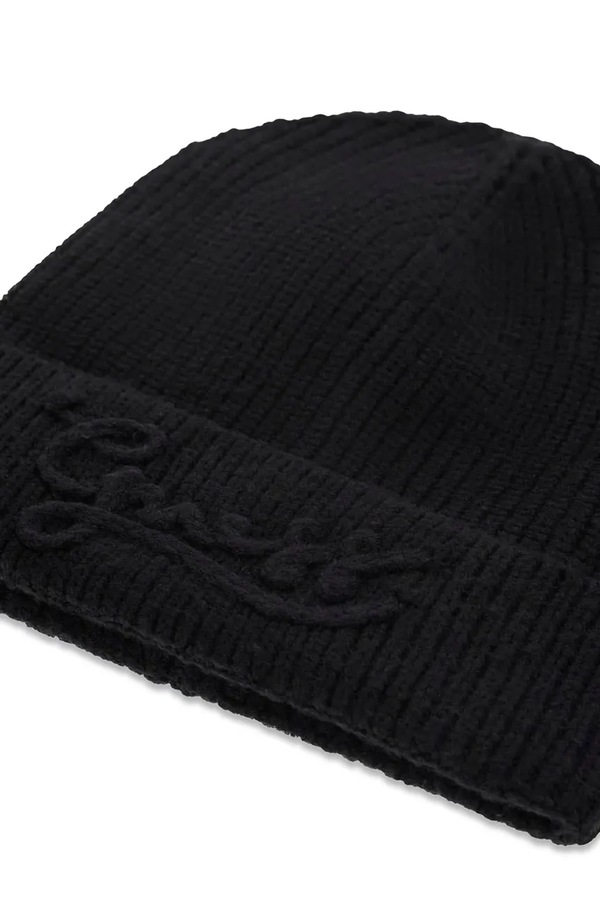 Шапка beanie дитяча Guess колір чорний фото 3