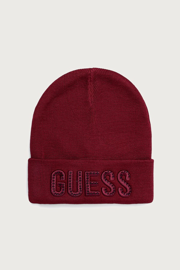 Шапка beanie дитяча з віскозою Guess
