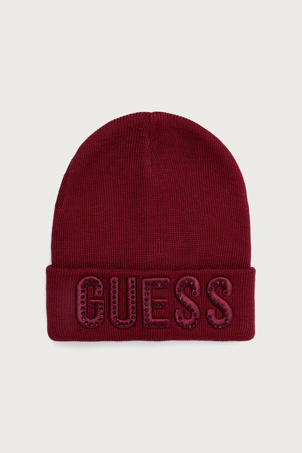 Шапка beanie дитяча з віскозою Guess