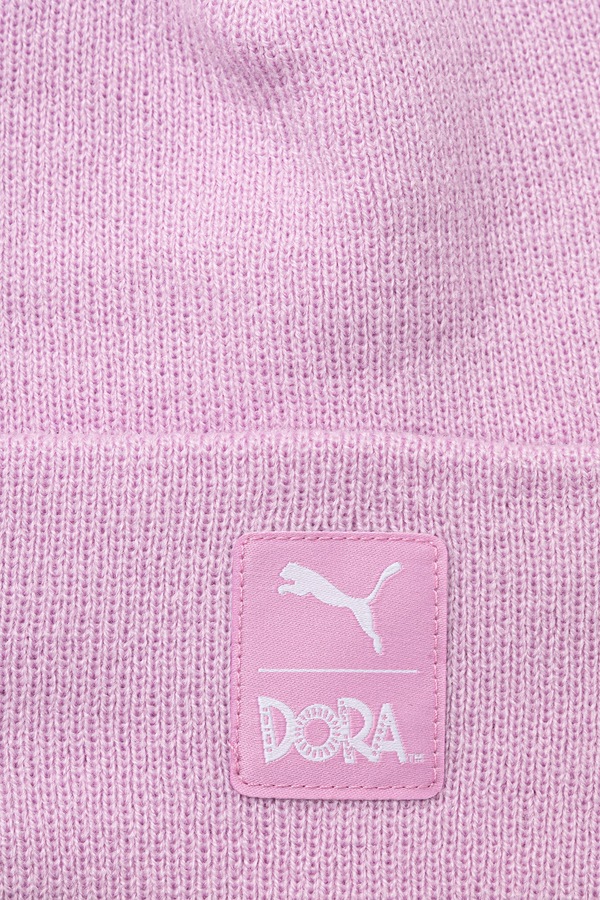 Шапка с помпоном детская Puma X DORA Mid Crown Pom B цвет розовый