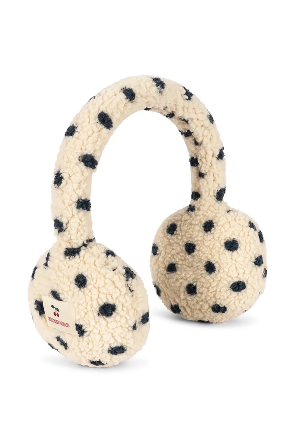 Дитячі Konges Sløjd JODY TEDDY EARMUFFS GRS колір бежевий