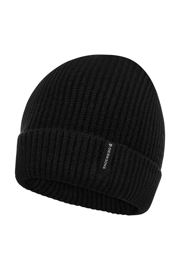 Шапка beanie дитяча Didriksons BUZ KIDS BEANIE колір чорний фото 2