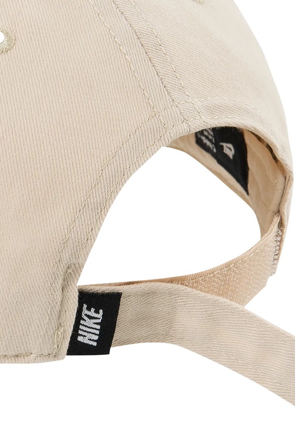 Кепка детская хлопковая Nike цвет бежевый фото 2