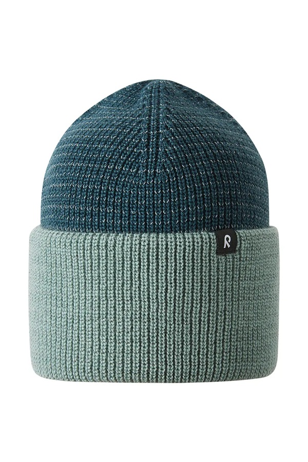 Шапка beanie дитяча з вовною Reima Vihje колір бірюзовий