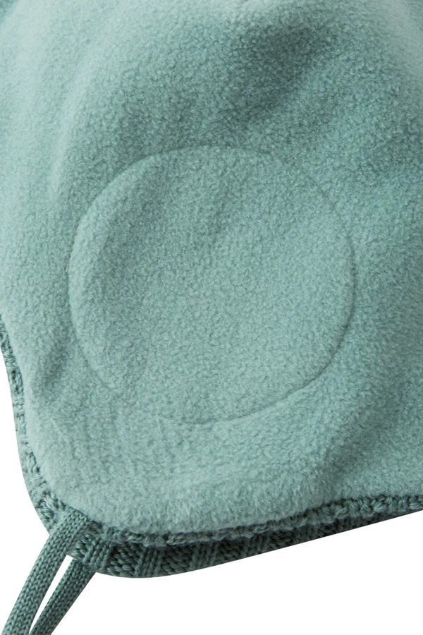 Шапка beanie дитяча із мериносової вовни Reima Myssytys колір бірюзовий фото 4