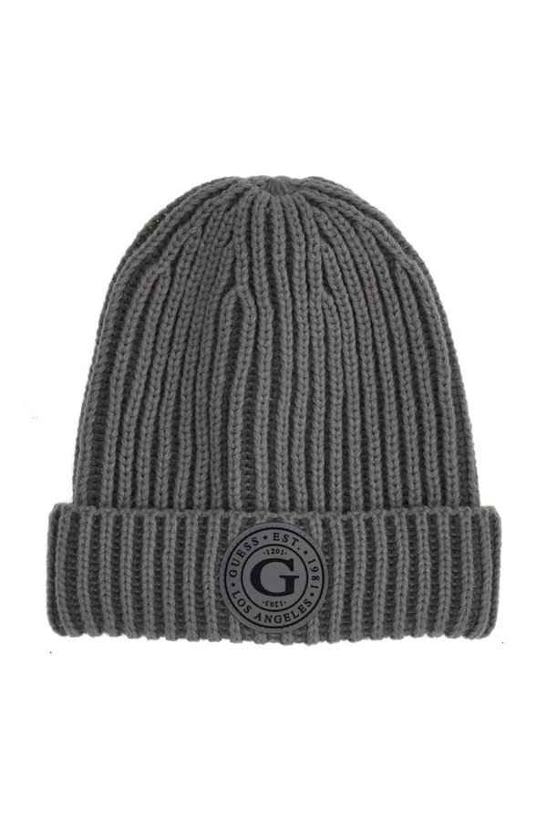 Шапка beanie для немовлят Guess колір сірий фото 2