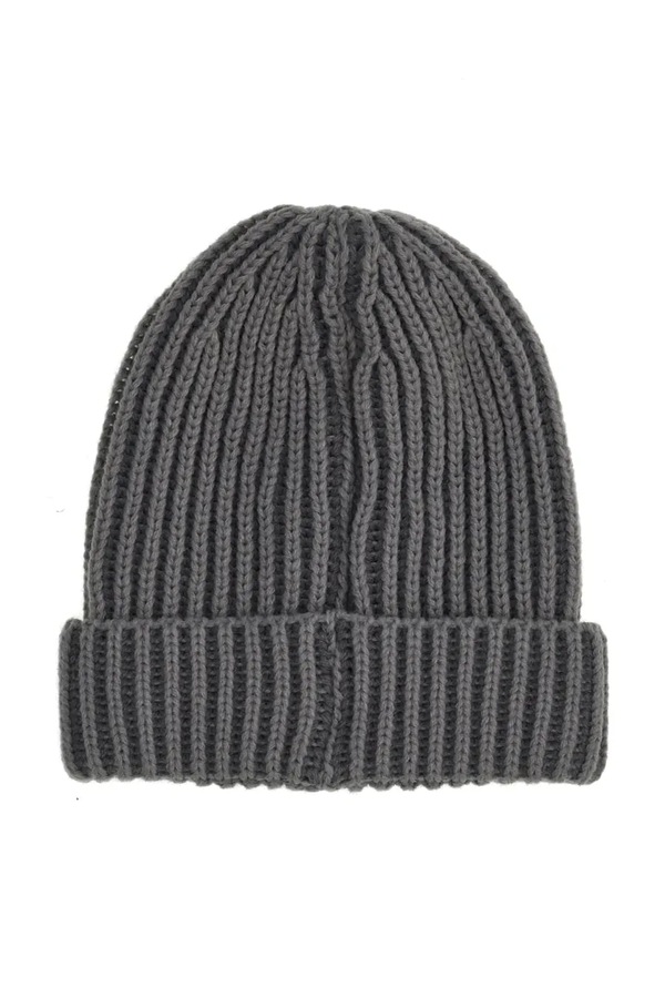 Шапка beanie для немовлят Guess колір сірий