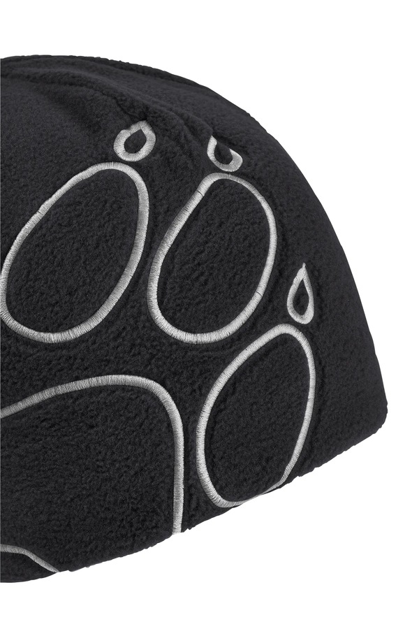 Шапка beanie дитяча Jack Wolfskin VERTIGO PAW колір чорний фото 2