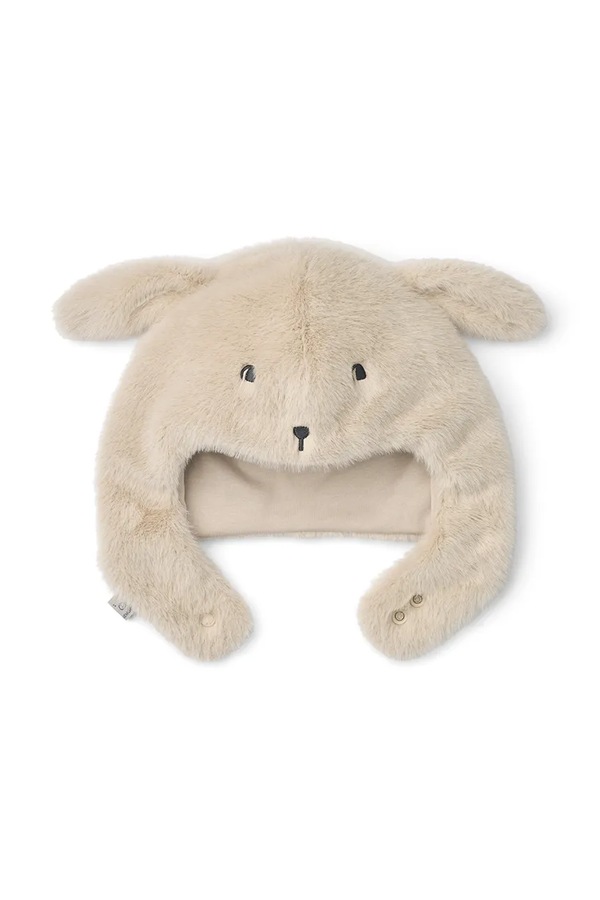 Шапка дитяча Liewood Lillie Plush Rabbit Hat колір бежевий